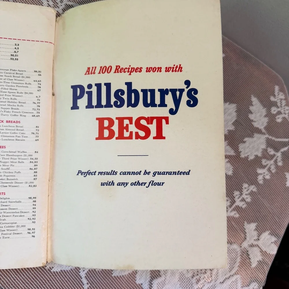 Pillsbury 2nd Grand National 100 Prize-Winning Recipes 1951 1st Ed Cookbook Good